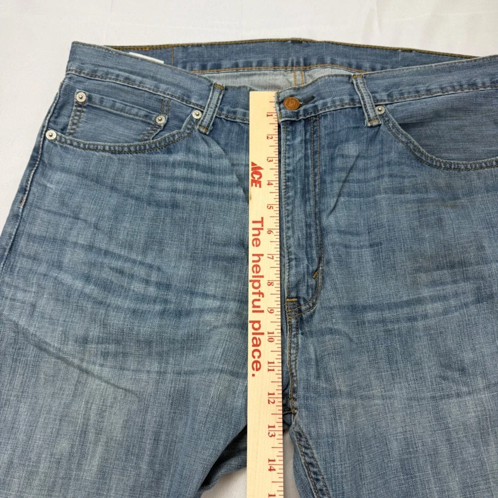 Levi's 505 Regular Fit Jeans Mens 38x30(29) Blue Medium Wash Straight Leg Denim
